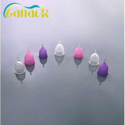 OEM Customized 100% Medical Silicone Women's Reusable Menstrual Cup Copa Menstrual FDA Certificates Free Sample