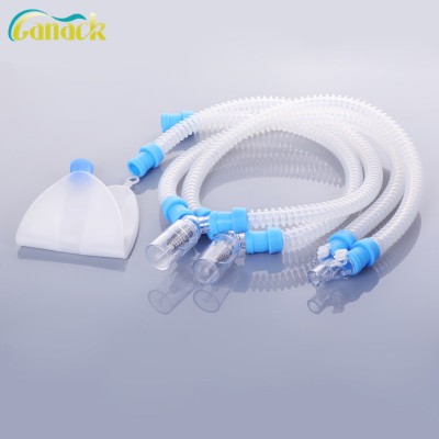 medical extension tube disposable breathing circuit reusable breathing circuit