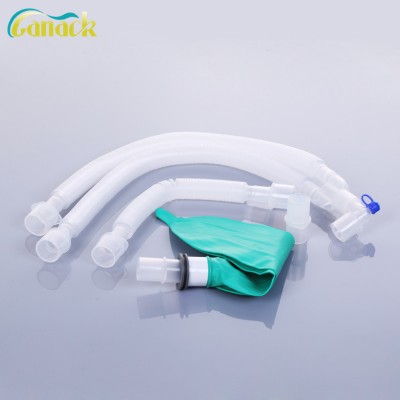 Disposable medical corrugated anesthesia breathing tube